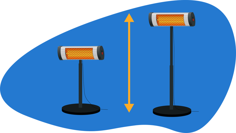 chauffage radiant design et fonctionnalite